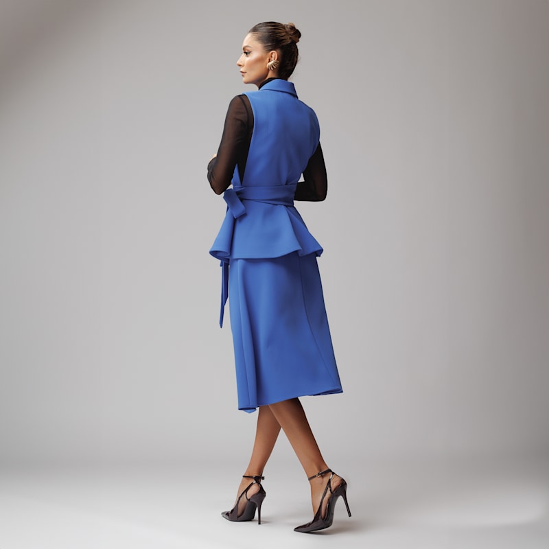 Thumbnail of Royal Blue A-Line Skirt image