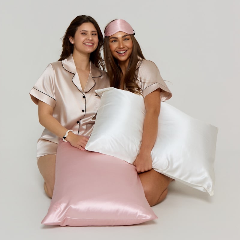 Thumbnail of Sib®  Luxury Silk Pillowcase - Pure Silk Infused With Hyaluronic Acid Pink image