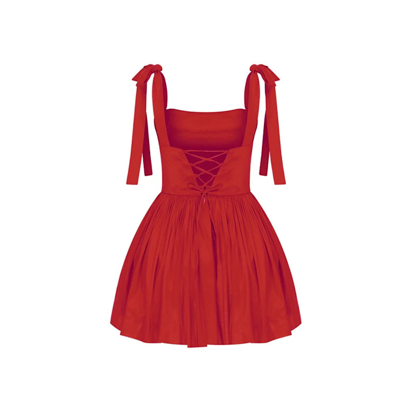 Thumbnail of Sibby Mini Dress In Rouge image