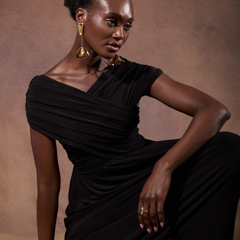 Thumbnail of Sidra Maxi Dress In Black image