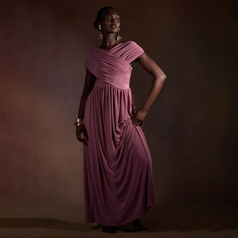 Thumbnail of Sidra Maxi Dress In Pink image