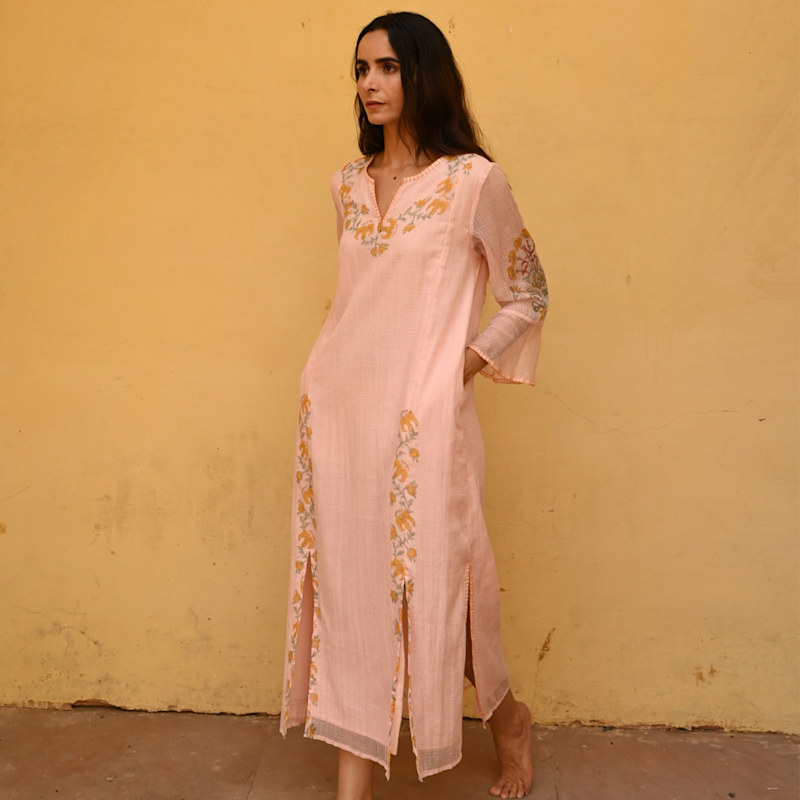 Thumbnail of Siena Kurta Dress - Pink image
