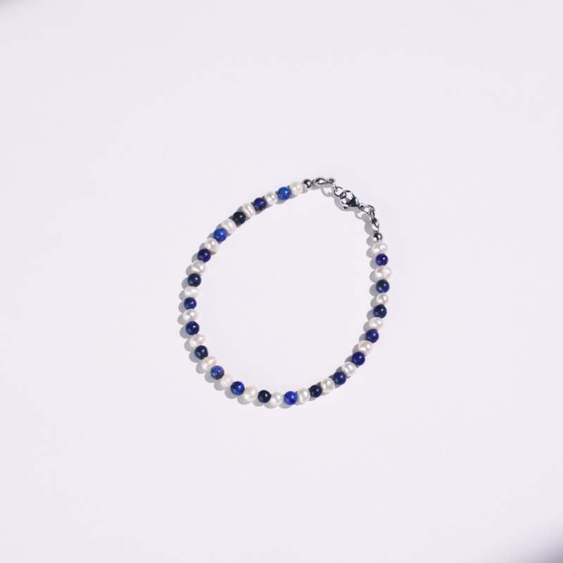 Thumbnail of Sigma Pearl & Lapis Bracelet image