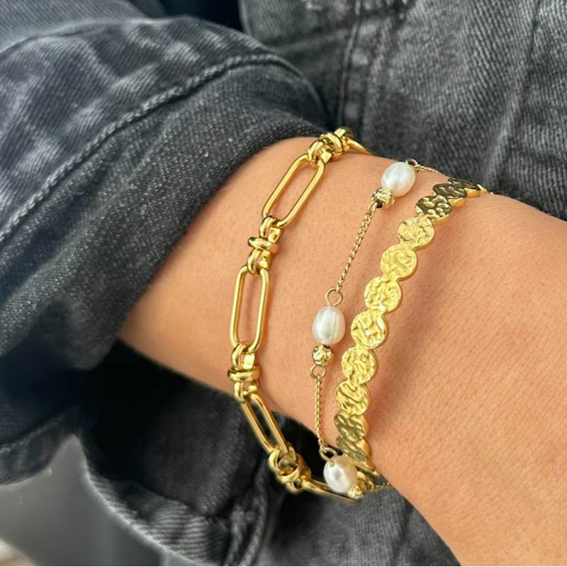 Thumbnail of Signal Gold Chain Bracelet image