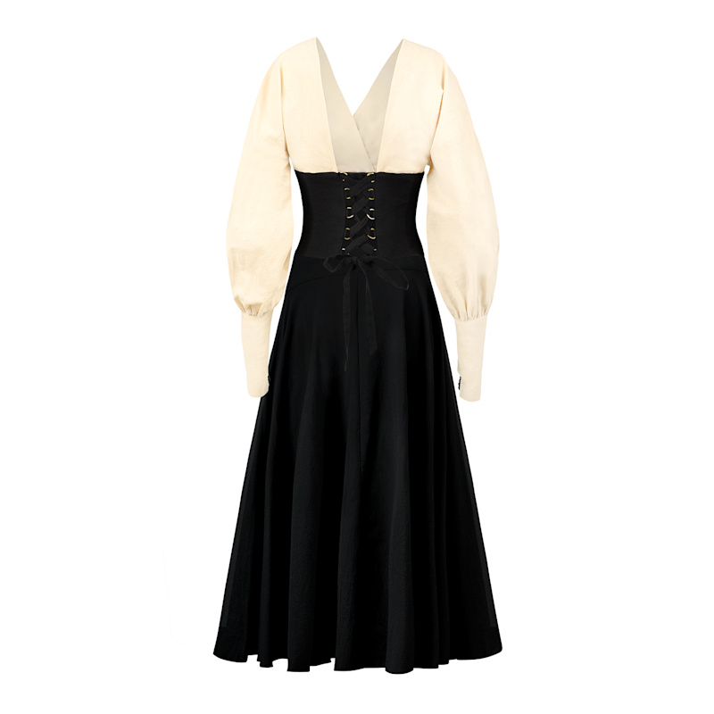 corset button up dress Alice + Olivia Kim Corset Shirt Dress, Size 14