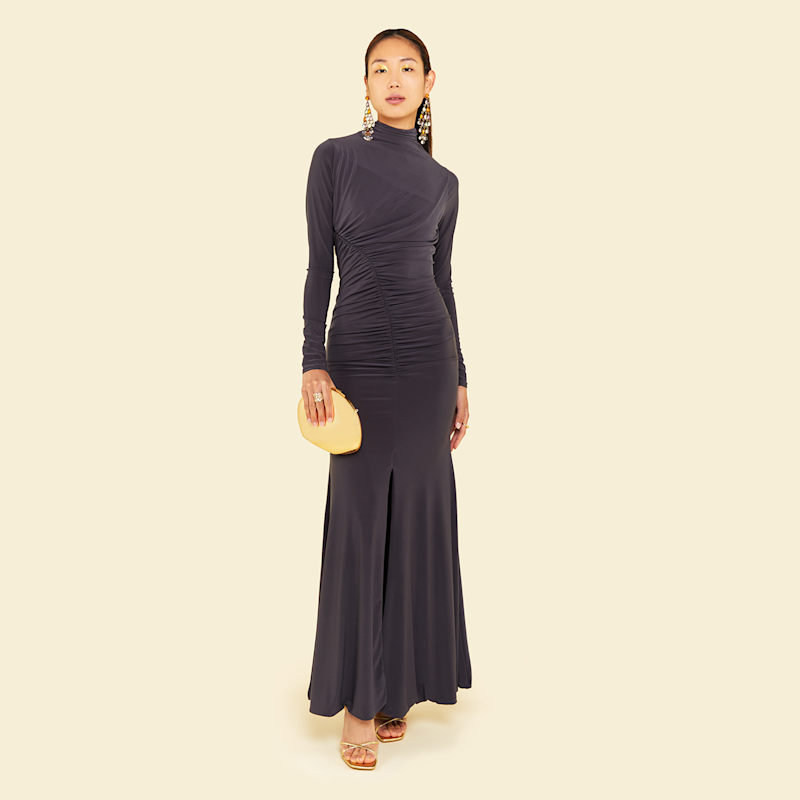 Thumbnail of Silene Maxi Dress In Odyssey Grey image