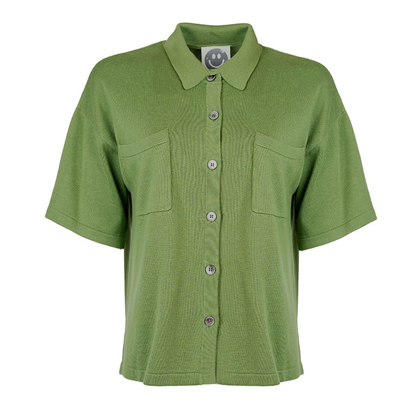 Thumbnail of Silk Cashmere Pleated Skirt - Green image