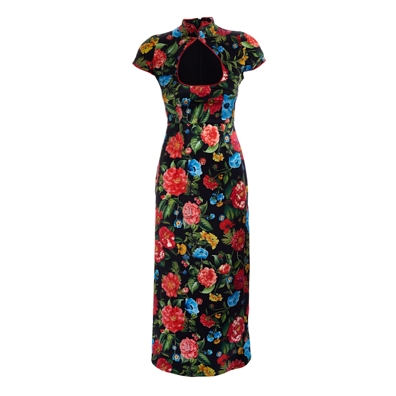 Silk Cheongsam Dress | Sofia Tsereteli | Wolf & Badger
