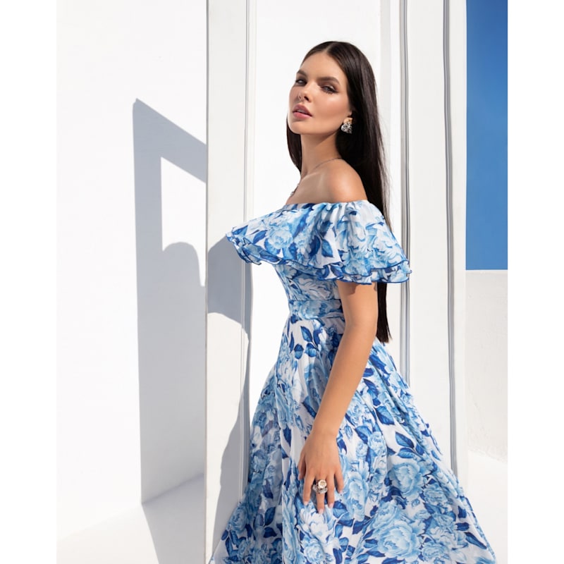 Thumbnail of Silk Dress Nikol Maxi image