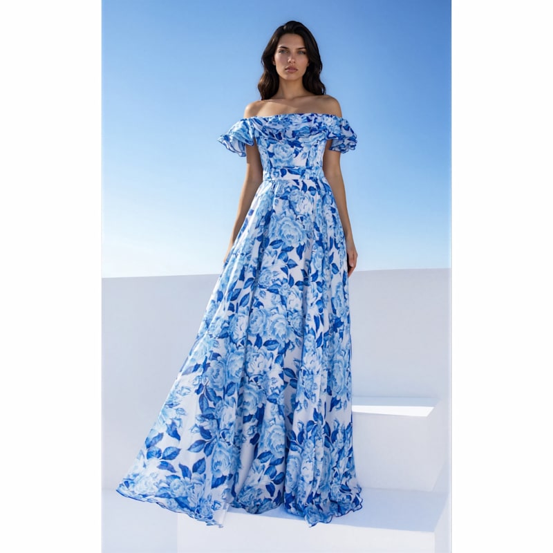 Thumbnail of Silk Dress Nikol Maxi image