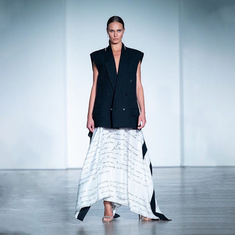Thumbnail of Silk Maxi Skirt - Glass Poem image