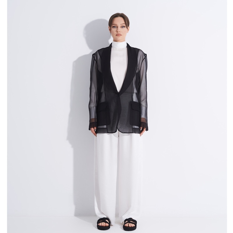 ジャケット Jacquard Lame Silk Blend Blazer LIMITED EDITION FLOWY JACQUARD BLAZER - Ocher | ZARA United