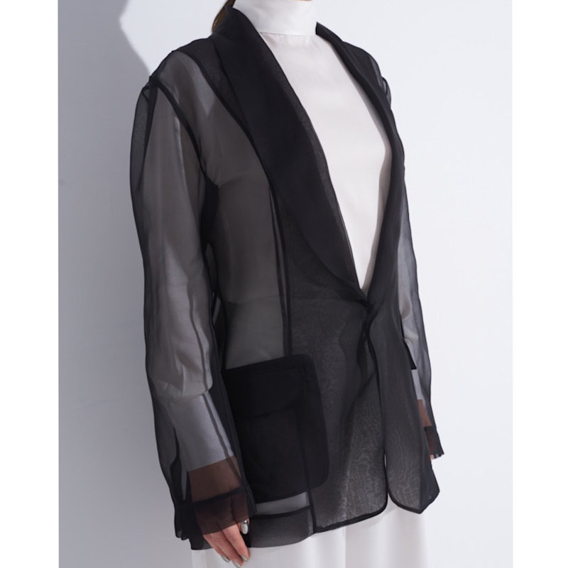 ジャケット Jacquard Lame Silk Blend Blazer LIMITED EDITION FLOWY JACQUARD BLAZER - Ocher | ZARA United