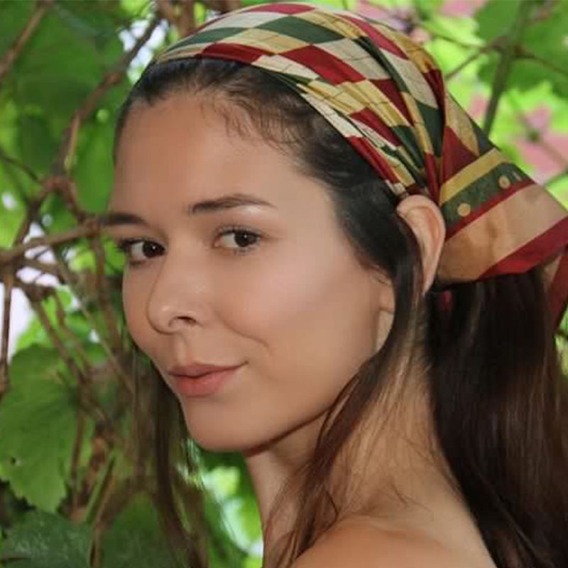 Thumbnail of Silk Scarf Harlequin image