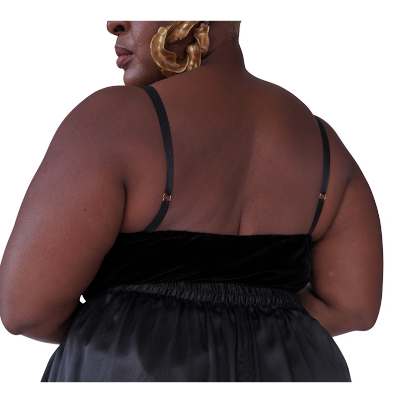 Thumbnail of Silk Velvet Camisole In Black image