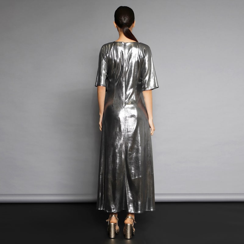 Thumbnail of Silver A-Line Dress image