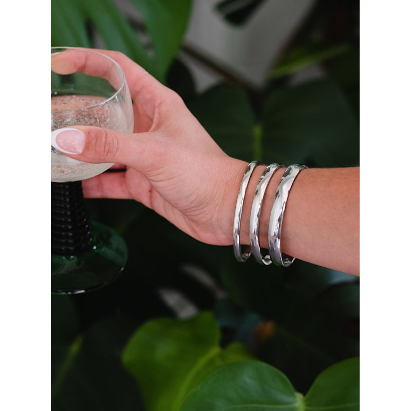 Thumbnail of Silver Bangle Six Mm image