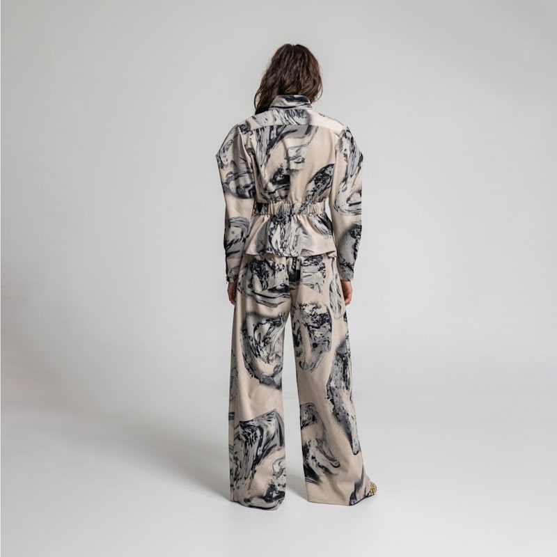 Thumbnail of Silver Crystal Corduroy Shirt Jacket image