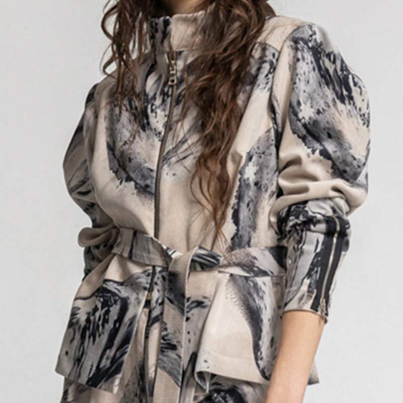 Thumbnail of Silver Crystal Corduroy Shirt Jacket image