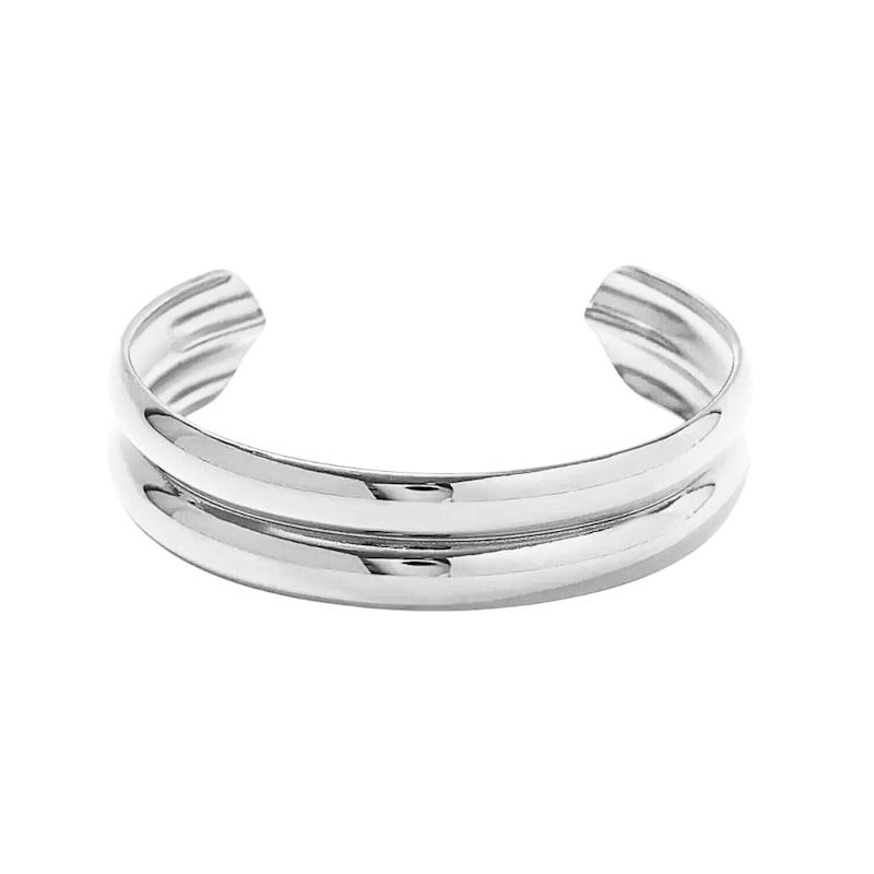 Thumbnail of Silver Double Cuff Waterproof Bracelet image