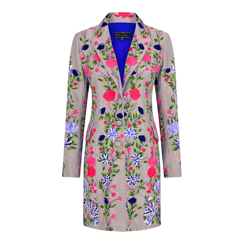 Thumbnail of Silver Fab Flowers Coat image