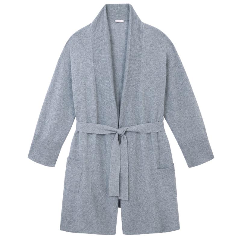 Thumbnail of Silver Grey Pure Cashmere Robe image