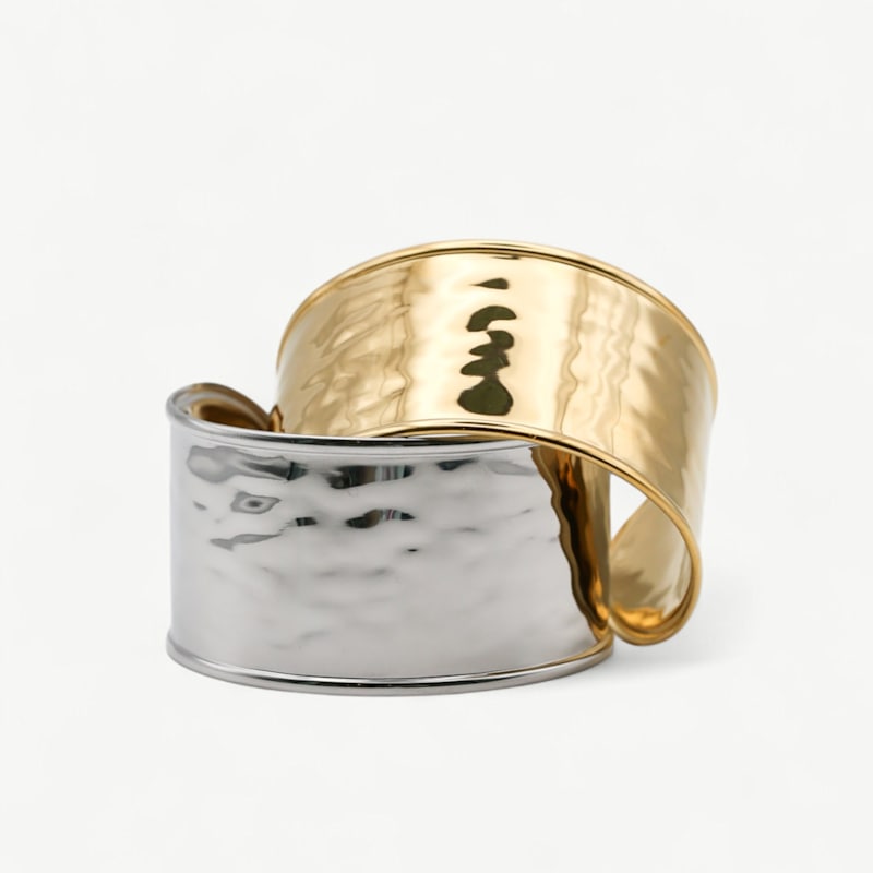 Thumbnail of Silver Muse Chunky Bangle image