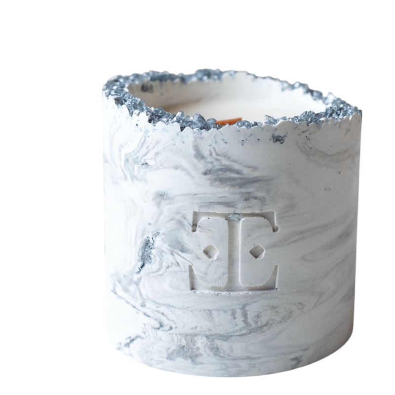 Thumbnail of Silver Muse Crystal Candle Large image