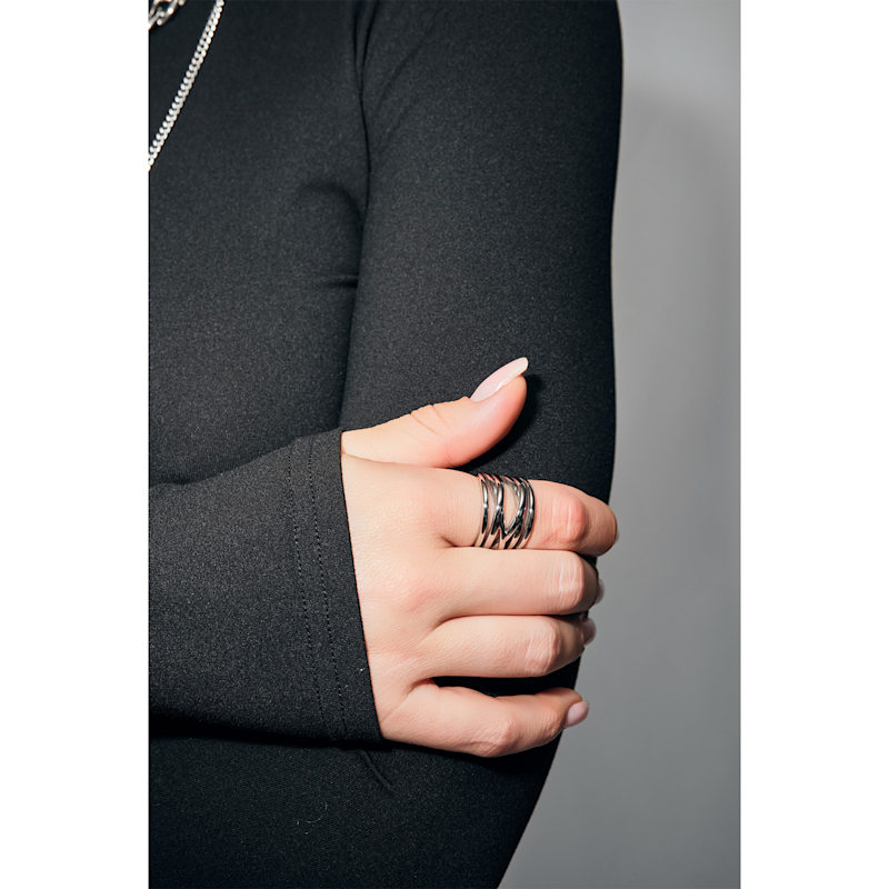 Thumbnail of Strata Silver Ring image