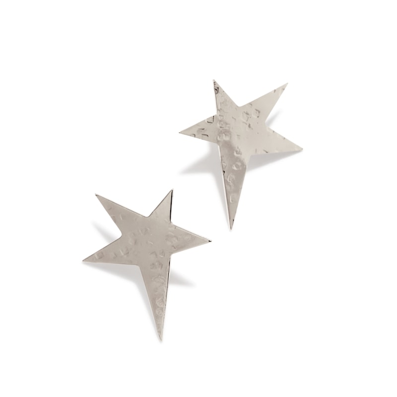 Thumbnail of Silver Shooting Star Stud Post Earrings image