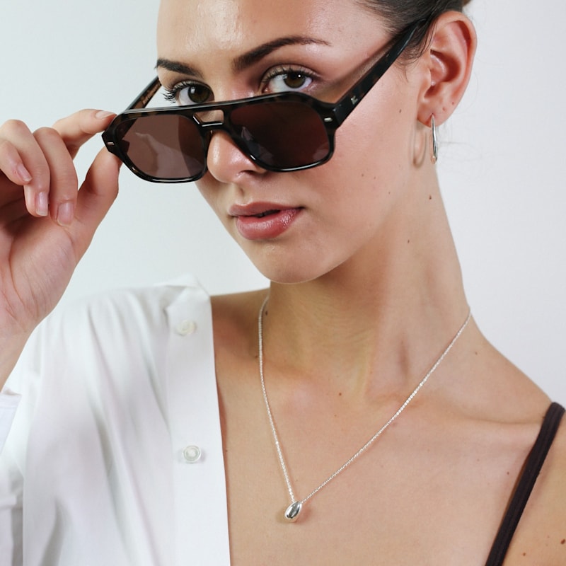Thumbnail of Silver Slim Hoops image