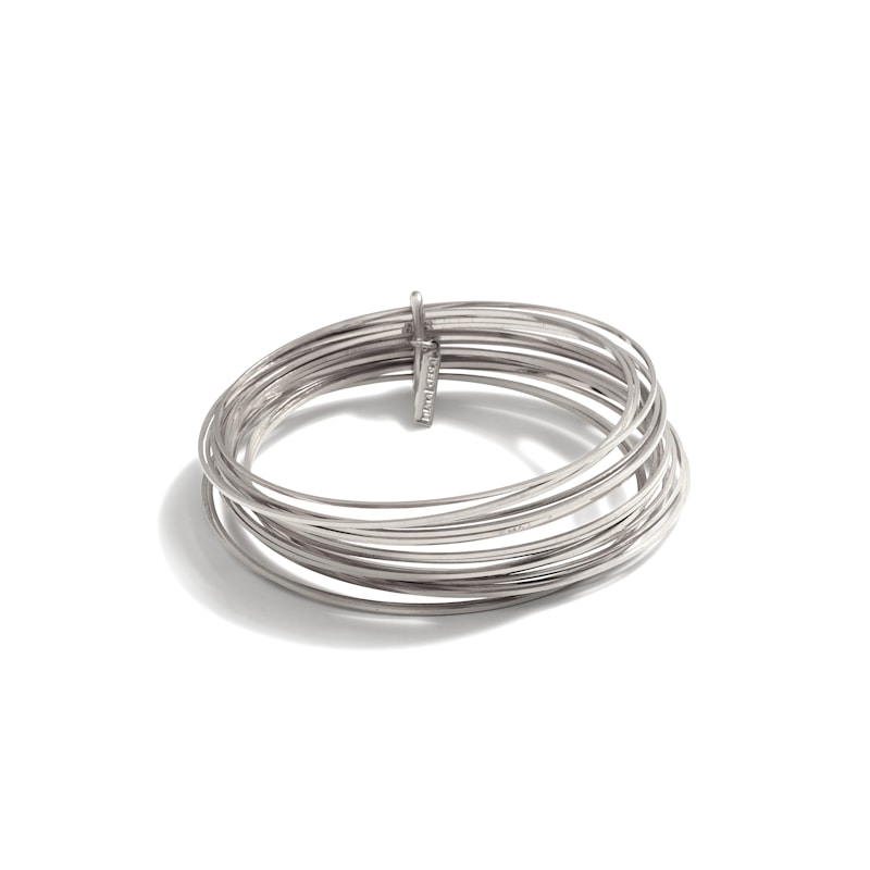 Thumbnail of Silver Twenty Something Bangle Stack image