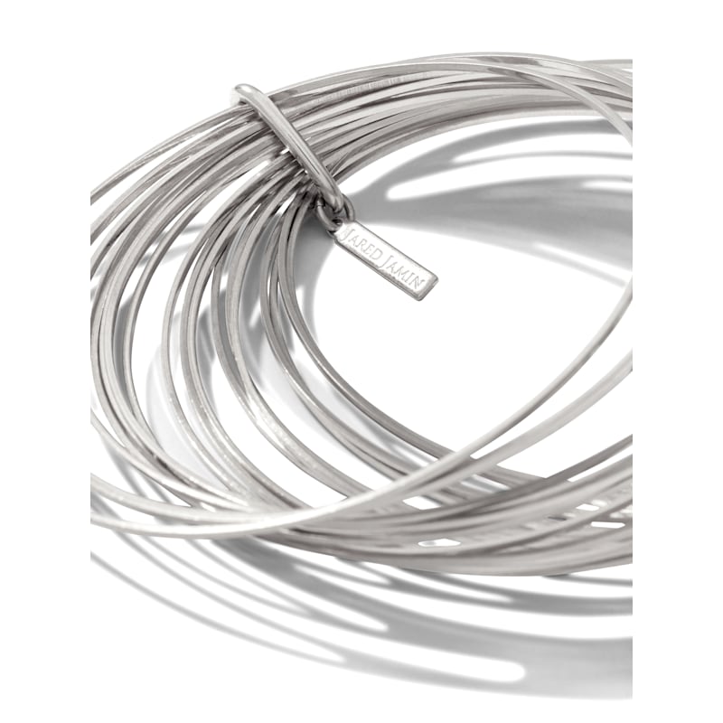 Thumbnail of Silver Twenty Something Bangle Stack image