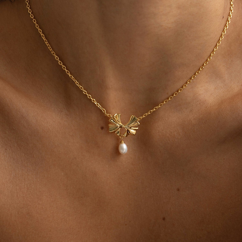 Thumbnail of Simone Necklace / Gold image