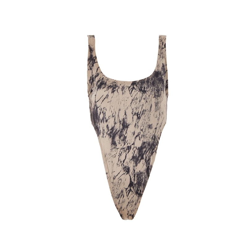 Thumbnail of Siren Mariana Gray Ultra High Hip Swimsuit Bodysuit image