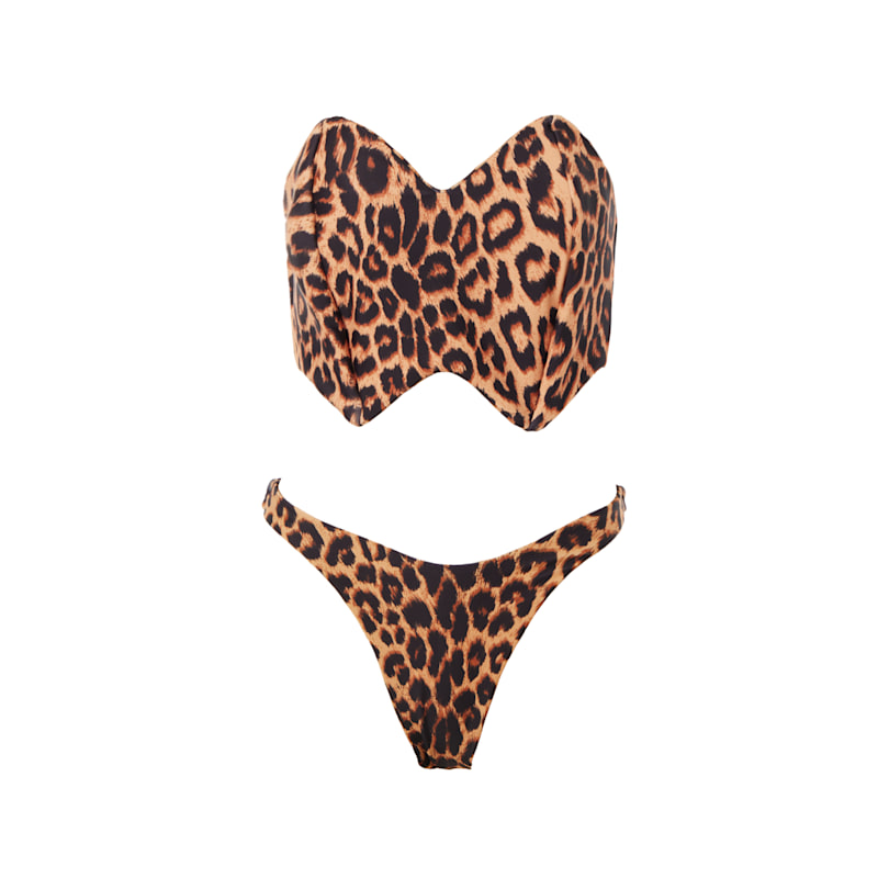 Thumbnail of Siren Taylor Thong Bottoms In Leopard image
