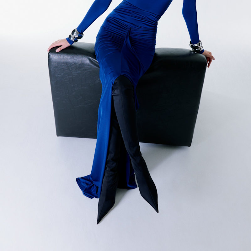 Thumbnail of Maxi Siren Skirt-Blue image