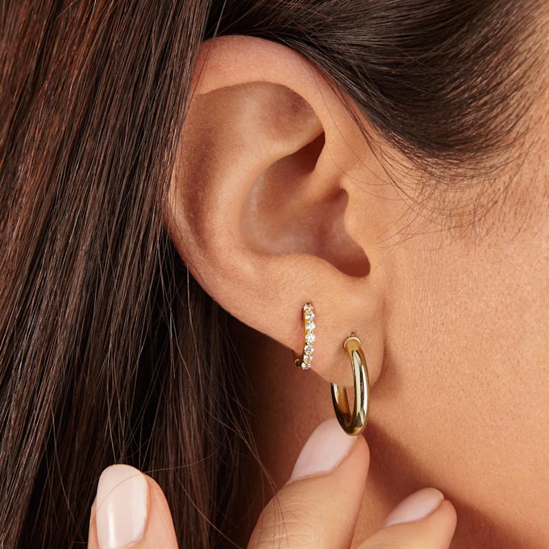 Thumbnail of Gold Small Hoop Earrings image