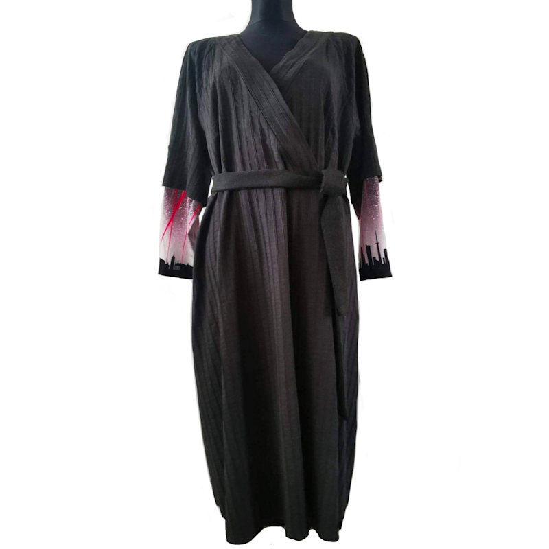 Thumbnail of Sketch Of A City  Long Dress image