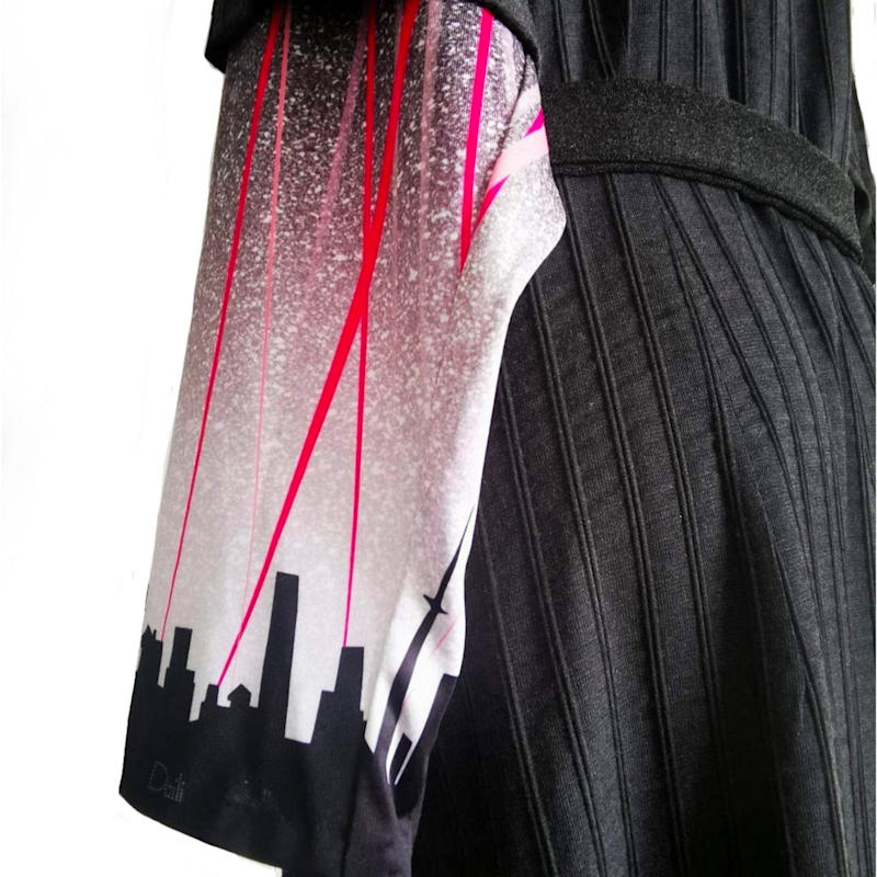 Thumbnail of Sketch Of A City  Long Dress image