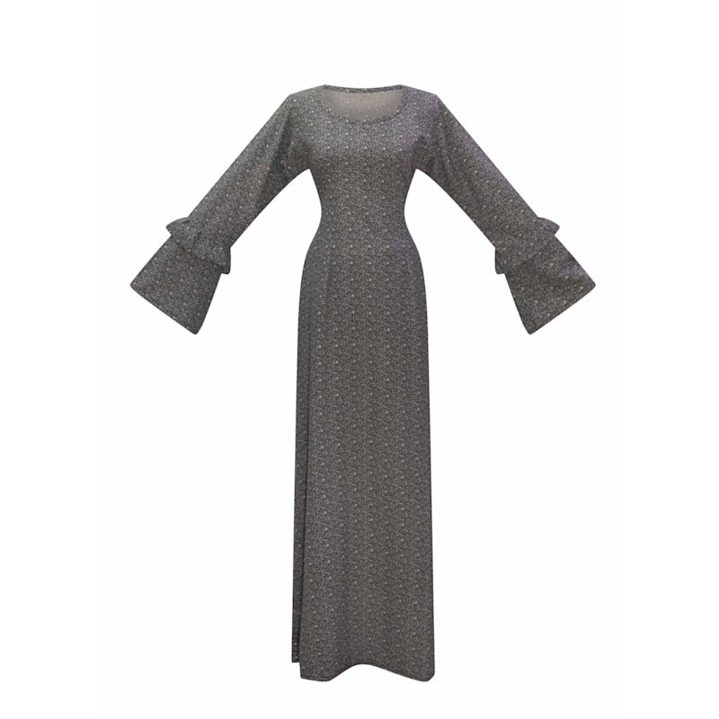 Skye - Basic Maxi Dress - Black Floral | Miss FM | Wolf & Badger