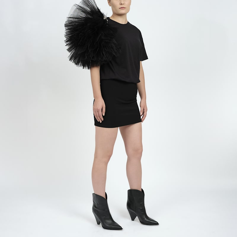 Thumbnail of Sleek Elastic Mini Skirt image