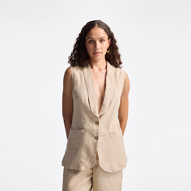Thumbnail of Sleeveless Hemp Jacket image