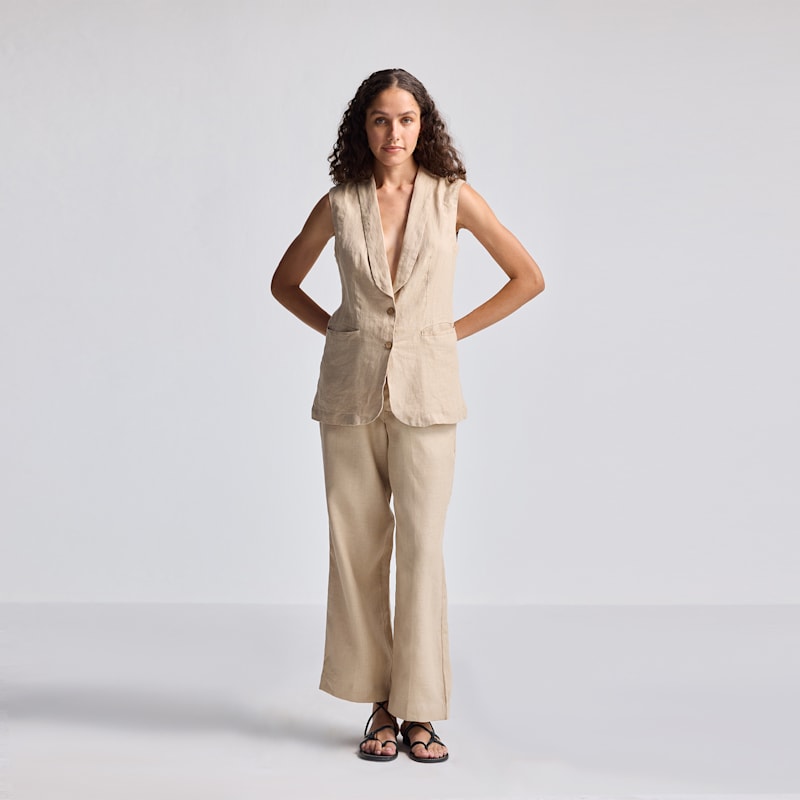 Thumbnail of Sleeveless Hemp Jacket image