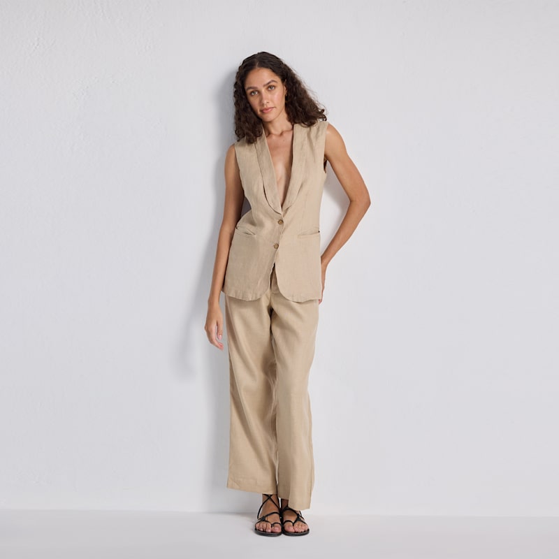 Thumbnail of Sleeveless Hemp Jacket image