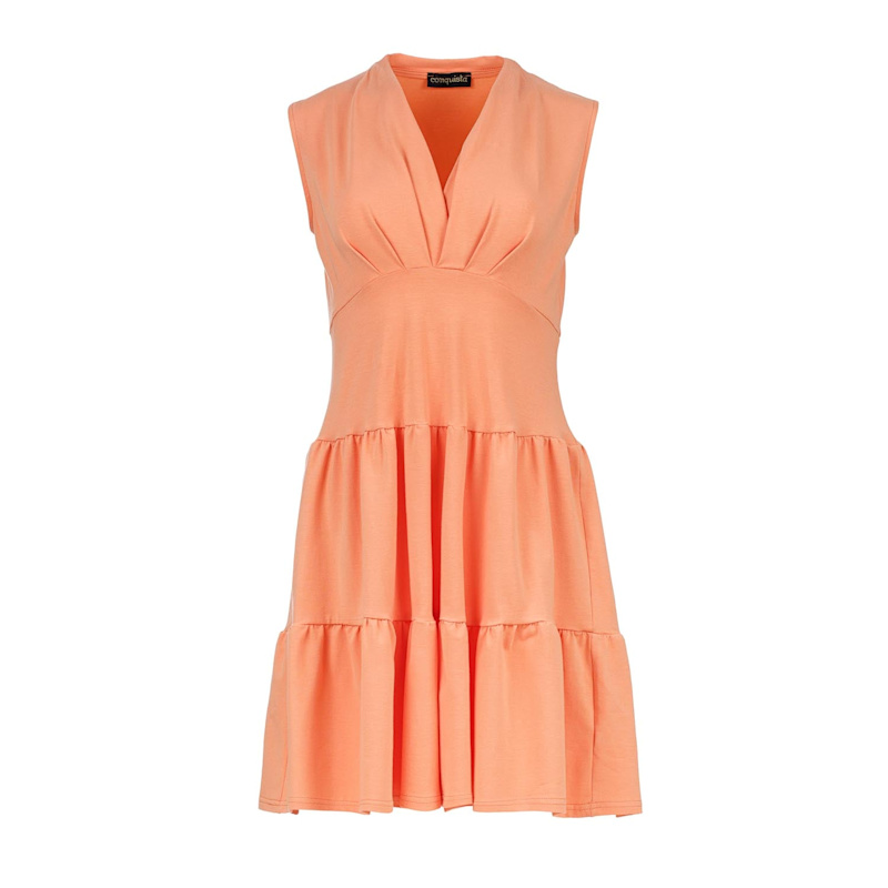 peach dress casual Flared Skater Womens Gentle Nights Lace Sleeveless Mini Dress in Peach Shop Trendy & Fashionable Women's