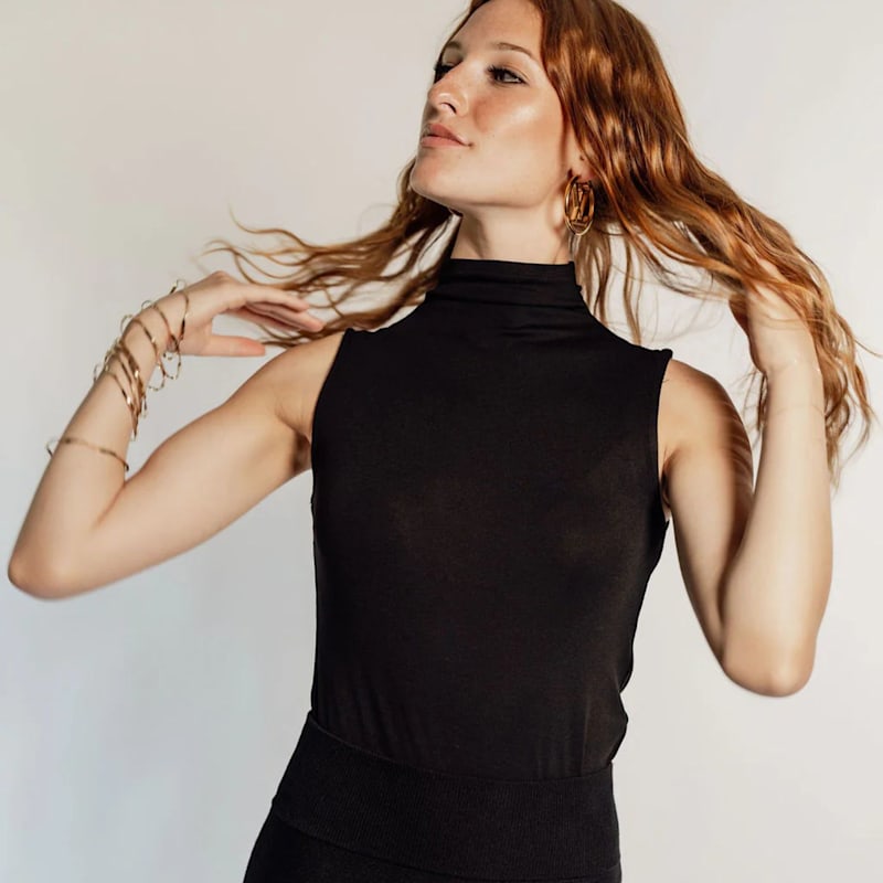 Thumbnail of Sleeveless Turtleneck In Navy image