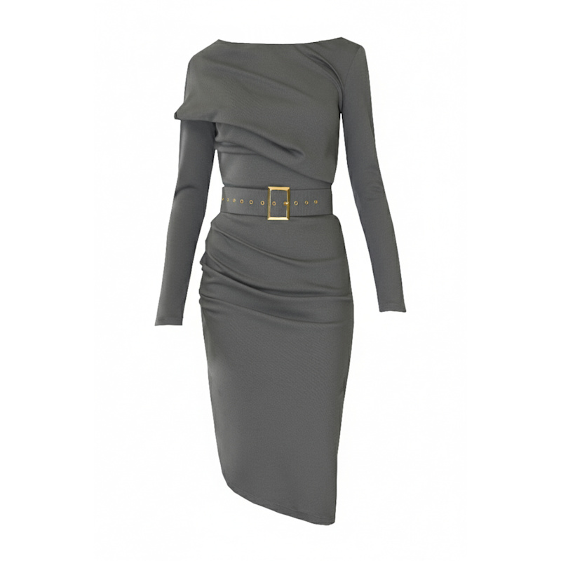 fit & flare stretch midi dress Bebe Women's Sweetheart Fit and Flare Midi Dress