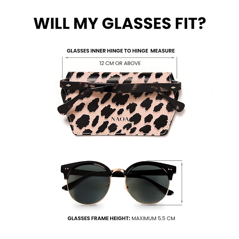 Thumbnail of Slim Glasses Case Leopard Print image