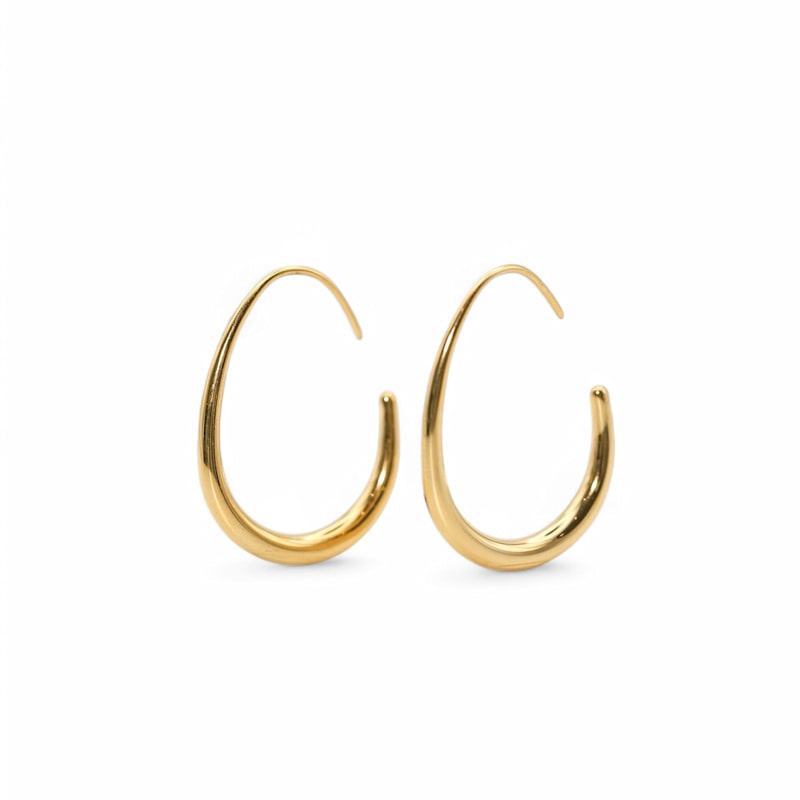 Thumbnail of Slim Hoops Earrings image